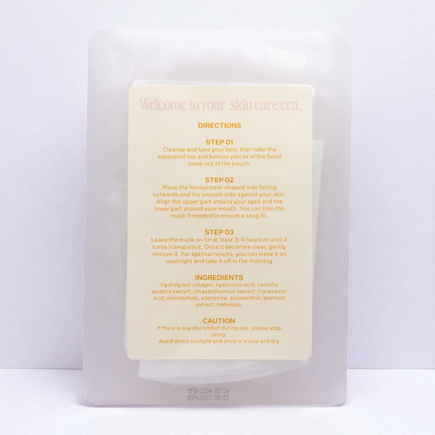 Bio Cellulose Collagen Overnight Korean Glow Sheet Mask