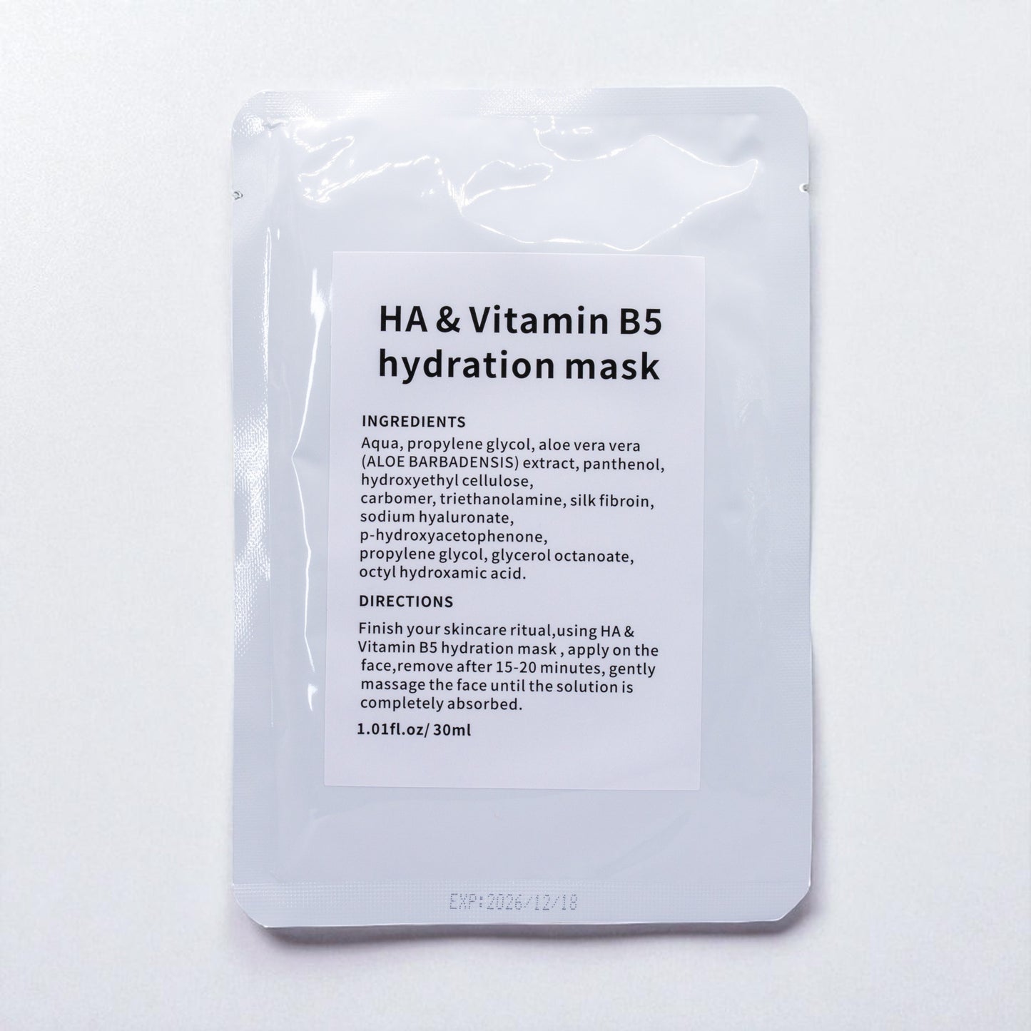 HA & Vitamin B5 Hydration Sheet Mask