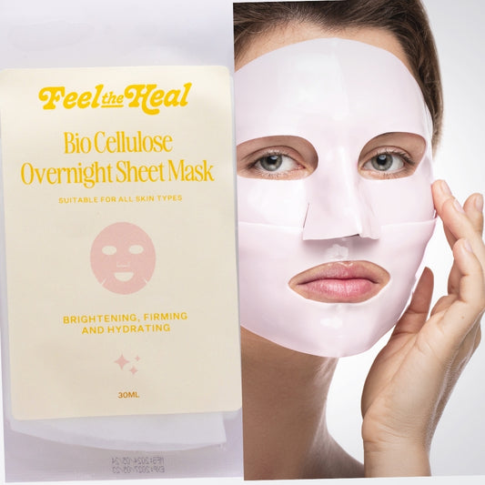 Bio Cellulose Collagen Overnight Korean Glow Sheet Mask
