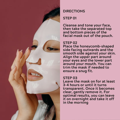 Bio Cellulose Collagen Overnight Korean Glow Sheet Mask