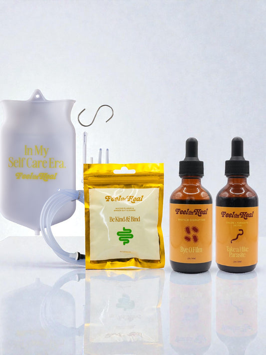 Parasite Detox Kit with reusable silicone enema bag